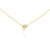 Diamond Dragonfly Necklace Yellow Gold