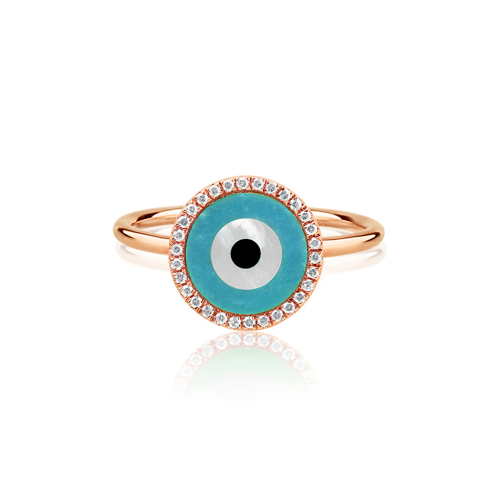 Rose Gold Evil Eye Bracelet – GIVA Jewellery